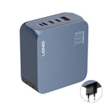 LDNIO Q8 100W 5-Port Fast Charging Station USB-C iP (5-14) USB-A GaN Charger for Laptop Tablet Phone