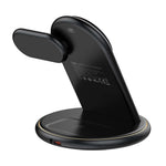 LDNIO WL02 5-i-1 trådløs desktop-ladestation med 30 cm Type-C-kabel 15W telefon 5W øretelefoner 2.5W ur hurtigopladningsstander