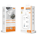LDNIO SC6 45W GaN Power Strip 3 AC Outlets 4 USB Ports Fast Charging Station Power Socket for Laptop Phone