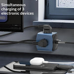 LDNIO SC3319 65W GaN Power Strip 3 AC Outlets 3 USB Ports Desktop Charger Power Socket with 2m Cable