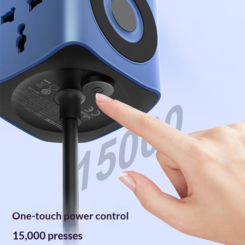 LDNIO SC3319 65W GaN Power Strip 3 AC Outlets 3 USB Ports Desktop Charger Power Socket with 2m Cable