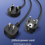 LDNIO SE3338 65W GaN Power Strip 3 AC Outlets 3 USB Ports Fast Charging Station Power Socket with 2m Cable for Office Travel