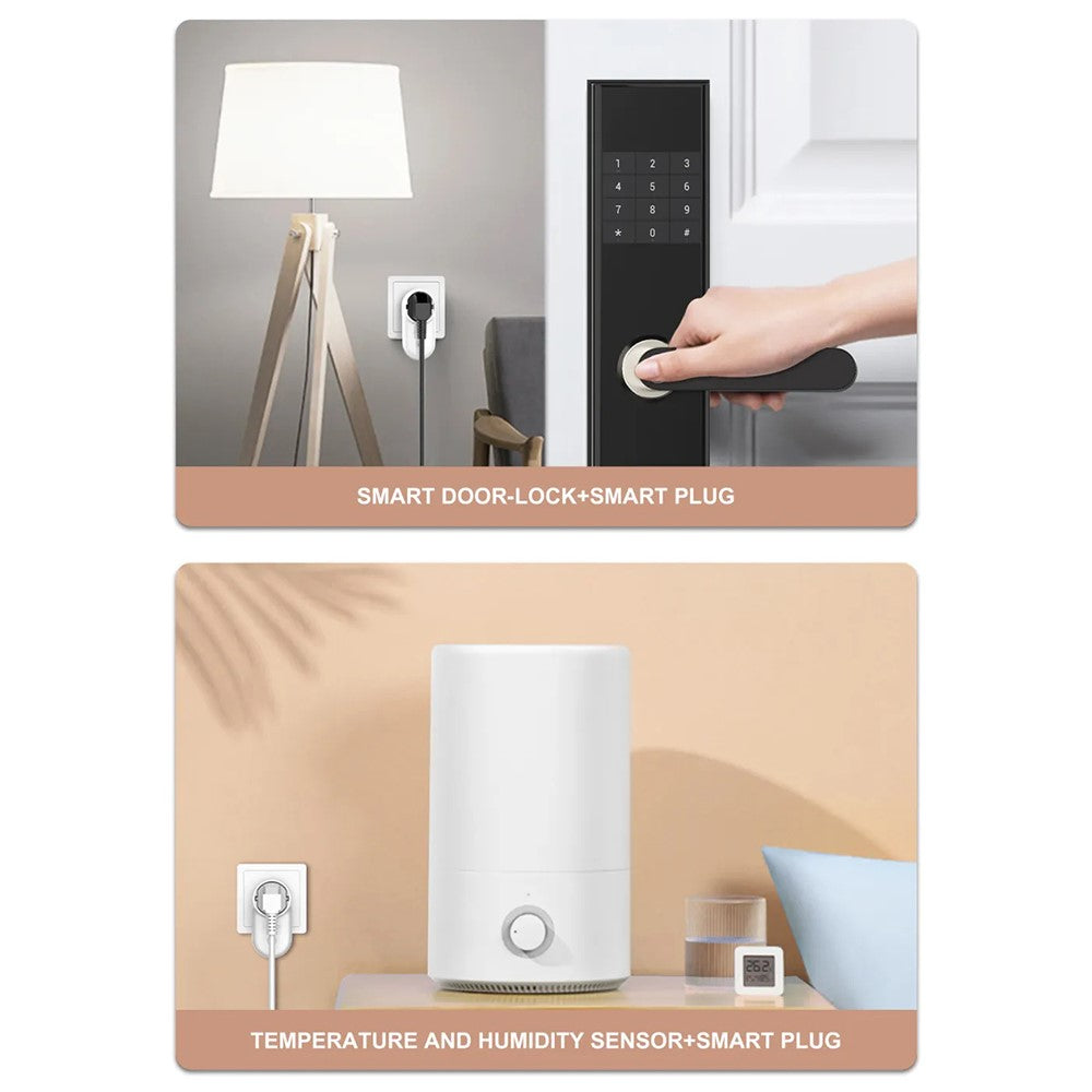 LDNIO SEW1058 4000W Smart WiFi Power Plug 16A Remote Control Power Socket Wall Charger with LED Light