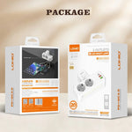 LDNIO SE2337 20W PD Fast Charging Power Strip 2 AC Outlets 3 USB Ports Wall Plug Design Charging Station Power Socket with Night Light