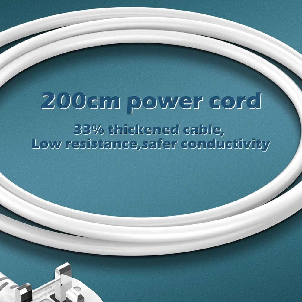 LDNIO SC3416 65W GaN Fast Charging Power Strip 3 AC Outlets 4 USB Ports Desktop Multi Device Charger Power Socket