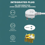 LDNIO SC3416 65W GaN Fast Charging Power Strip 3 AC Outlets 4 USB Ports Desktop Multi Device Charger Power Socket