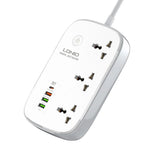 LDNIO SCW3451 Smart WiFi Power Strip 3 AC Outlets + 4 USB Ports 30W Fast Charging Remote Control Charger Power Socket