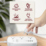 LDNIO SCW3451 Smart WiFi Power Strip 3 AC Outlets + 4 USB Ports 30W Fast Charging Remote Control Charger Power Socket