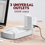 LDNIO SCW3451 Smart WiFi Power Strip 3 AC Outlets + 4 USB Ports 30W Fast Charging Remote Control Charger Power Socket