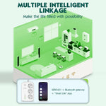 LDNIO SEW3452 WiFi Smart Power Strip 30W PD Hurtigopladning 3 EU-stik AC-udtag 4 USB-porte Fjernstyret Stikdåse
