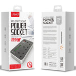 LDNIO SK3662 20W Fast Charging Power Strip 3 AC Outlets 6 USB Ports Power Socket with 2m Cable