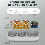 LDNIO SC4407C 45W PD Fast Charging Power Strip 4 AC Outlets 4 USB Ports Desktop Extension Cord Power Pocket