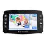 SM43A 4.3-inch Wireless Video Baby Monitor Night Vision Two-Way Intercom Surveillance Camera with Temperature Test