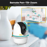 SM43A 4.3-inch Wireless Video Baby Monitor Night Vision Two-Way Intercom Surveillance Camera with Temperature Test