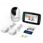 SM43A 4.3-inch Wireless Video Baby Monitor Night Vision Two-Way Intercom Surveillance Camera with Temperature Test