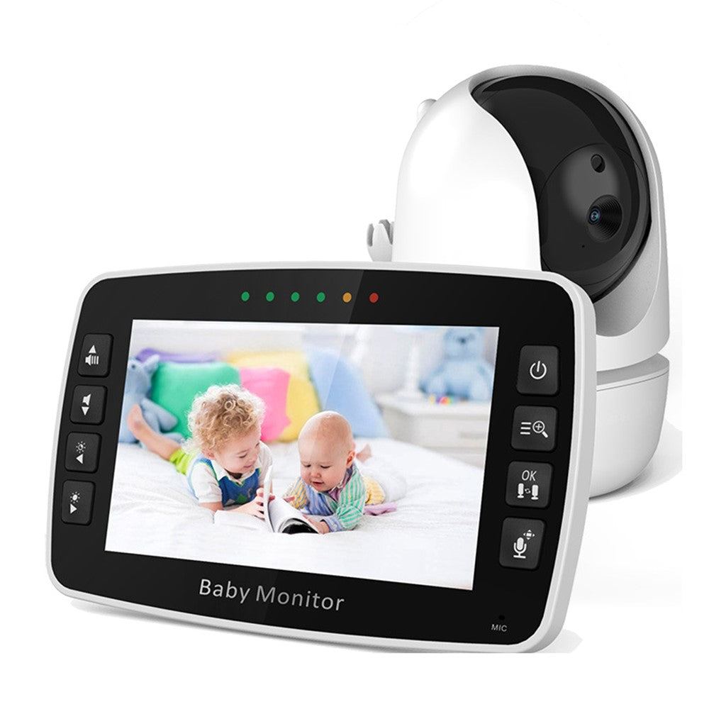 SM43A 4.3-inch Wireless Video Baby Monitor Night Vision Two-Way Intercom Surveillance Camera with Temperature Test