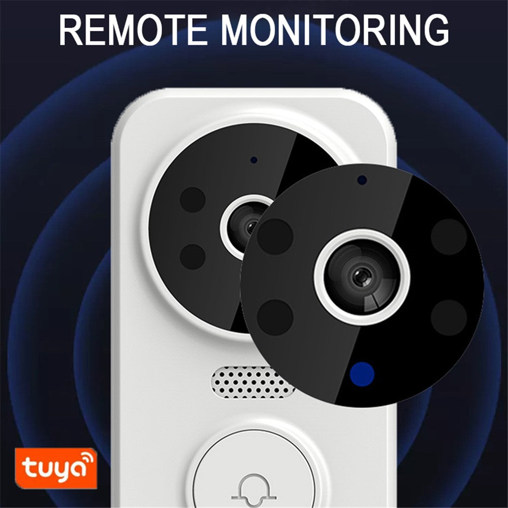 M8 Intelligent Home Wireless Remote Visual Doorbell Low Power Two-Way Audio HD Infrared Night Vision Tuya Doorbell