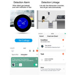 Tuya WiFi Smart APP Control Gas Leak Alarm Sensor CH4 / LPG / Natural Gas Leakage Detector