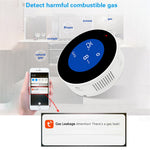 Tuya WiFi Smart APP Control Gas Leak Alarm Sensor CH4 / LPG / Natural Gas Leakage Detector