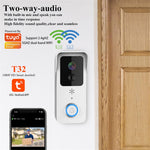 T32 Tuya APP 2.4G / 5G WiFi 1080P Video Viewer Doorbell Wireless Voice Intercom Security Door Bell