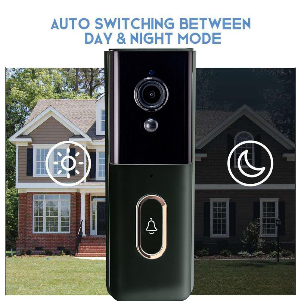 T204 Tuya WiFi Wireless Smart Video Doorbell Infrared Night Vision HD Display Doorbell