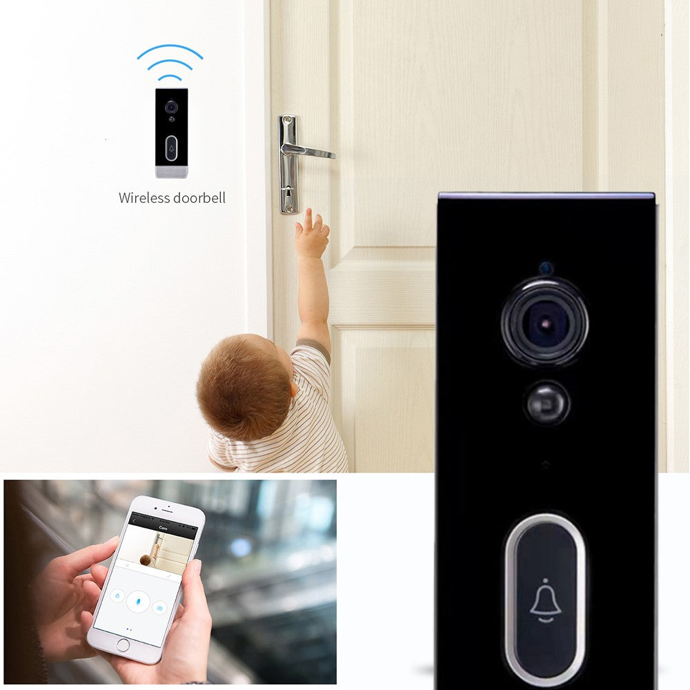 T205 Tuya Intelligent Low Power Wireless Visual Doorbell PIR Motion Detection Two-Way Talk 2.4GHz WiFi Doorbell