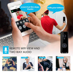 T206 Tuya Smart Cat Eye Visual Doorbell 2.4GHz WiFi Battery Powered Doorbell Support PIR Motion Detection, Day / Night Mode