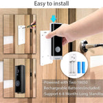 T206 Tuya Smart Cat Eye Visual Doorbell 2.4GHz WiFi Battery Powered Doorbell Support PIR Motion Detection, Day / Night Mode