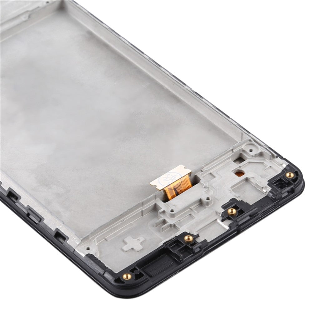 OEM LCD-skærm og Digitizer Samling + Ramme Reparationsdel (Uden Logo) til Samsung Galaxy A21s SM-A217