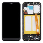 Grade C LCD Screen and Digitizer Assembly + Frame Replacement Part (without Logo) for Samsung Galaxy A20e SM-A202