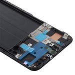 LCD-skærm og digitizer-enhed + rammeudskiftning (uden logo) (TFT-udgave, uden fingeraftryksfunktion) til Samsung Galaxy A50 SM-A505