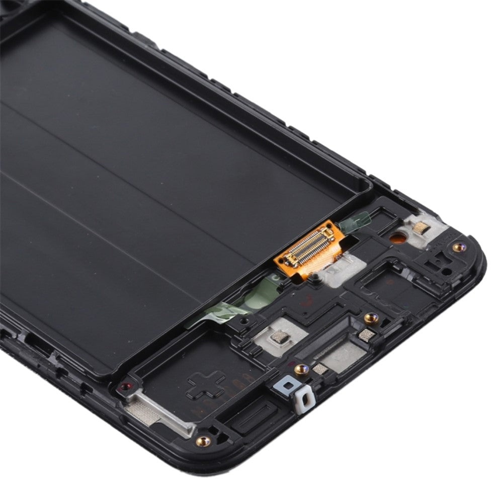 LCD-skærm og digitizer-enhed + rammeudskiftning (uden logo) (TFT-udgave, uden fingeraftryksfunktion) til Samsung Galaxy A50 SM-A505