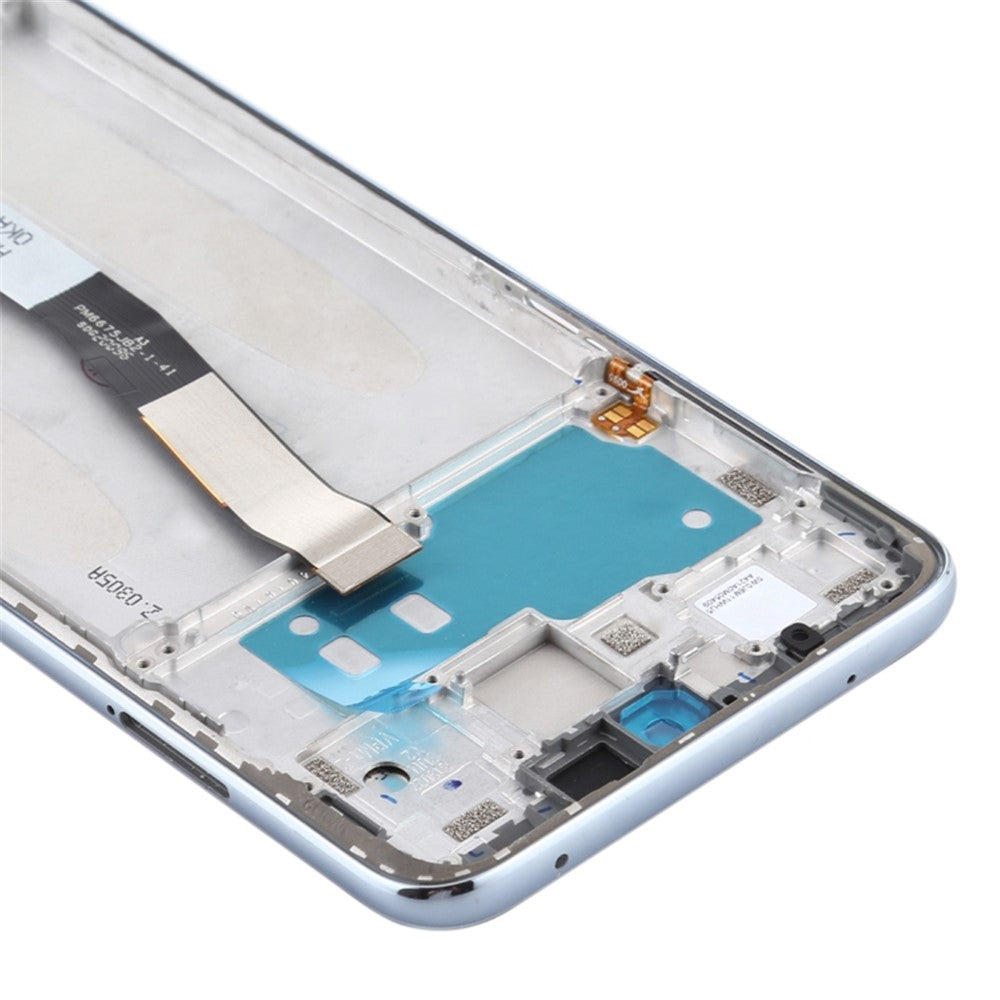 LCD-skærm og digitizer-enhed + ramme reparationsdel til Xiaomi Redmi Note 9S / Note 9 Pro