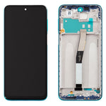 LCD-skærm og digitizer-enhed + ramme reparationsdel til Xiaomi Redmi Note 9S / Note 9 Pro