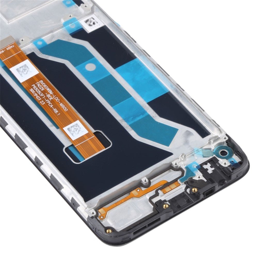 Grade B LCD Screen and Digitizer Assembly + Frame Replacement Part (without Logo) for Realme C3 (without Fingerprint) / Realme 5i / Realme 5s