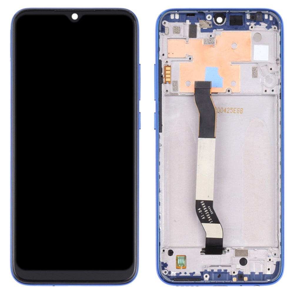 LCD Digitizer Skærmsamling Udskiftning + Ramme til Xiaomi Redmi Note 8