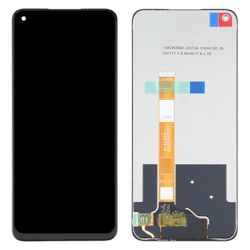 LCD-skærm og Digitizer-samling Reparationsdel til Realme 7 5G RMX2111