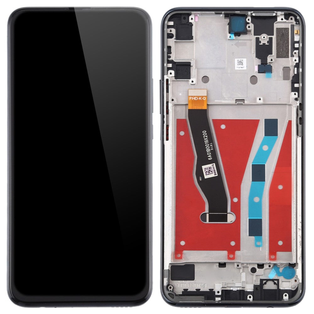 OEM Grade S LCD-skærm og digitizer-enhed + rammeudskiftningsdel (uden logo) til Huawei P Smart Z / Y9 Prime 2019