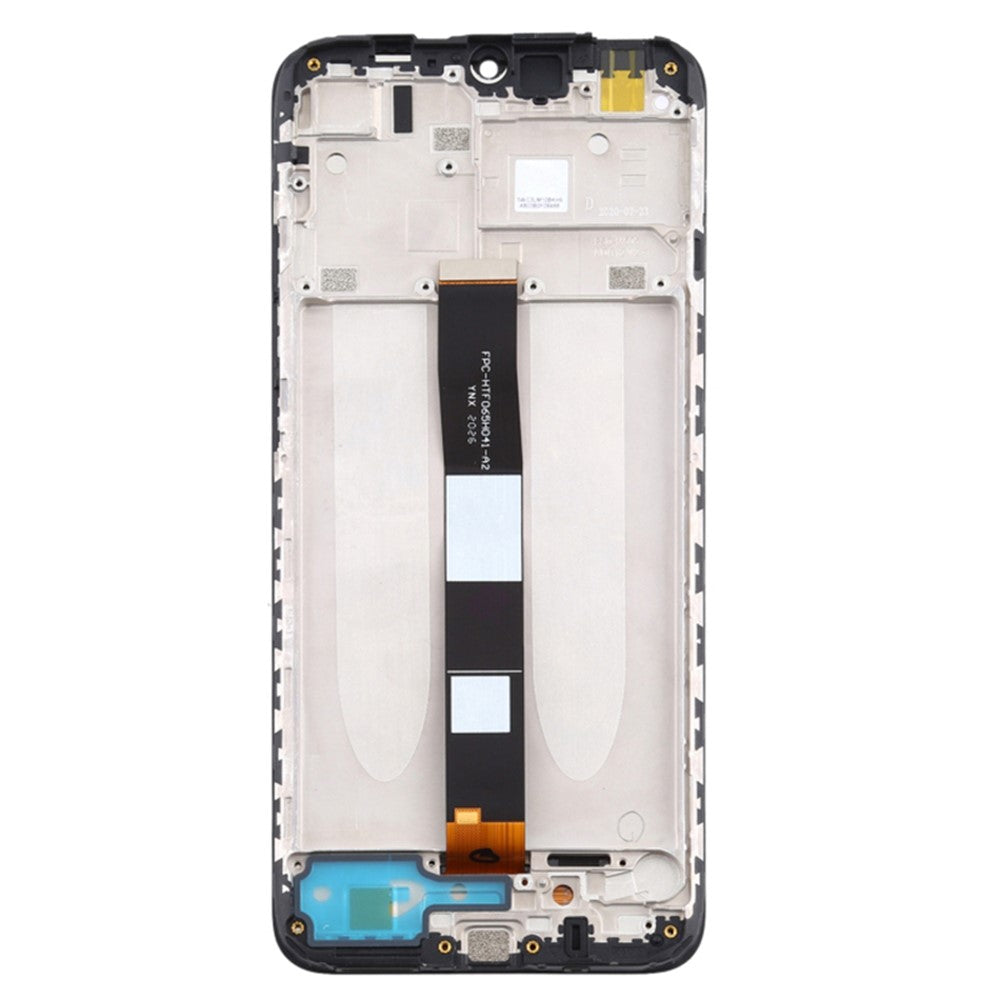 Klasse C LCD-skærm og digitizer-samling + rammedel (uden logo) til Xiaomi Redmi 9AT/Redmi 9i