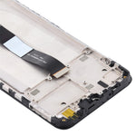 Klasse C LCD-skærm og digitizer-samling + rammedel (uden logo) til Xiaomi Redmi 9AT/Redmi 9i