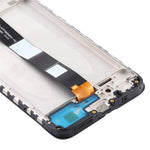 Klasse C LCD-skærm og digitizer-samling + rammedel (uden logo) til Xiaomi Redmi 9AT/Redmi 9i