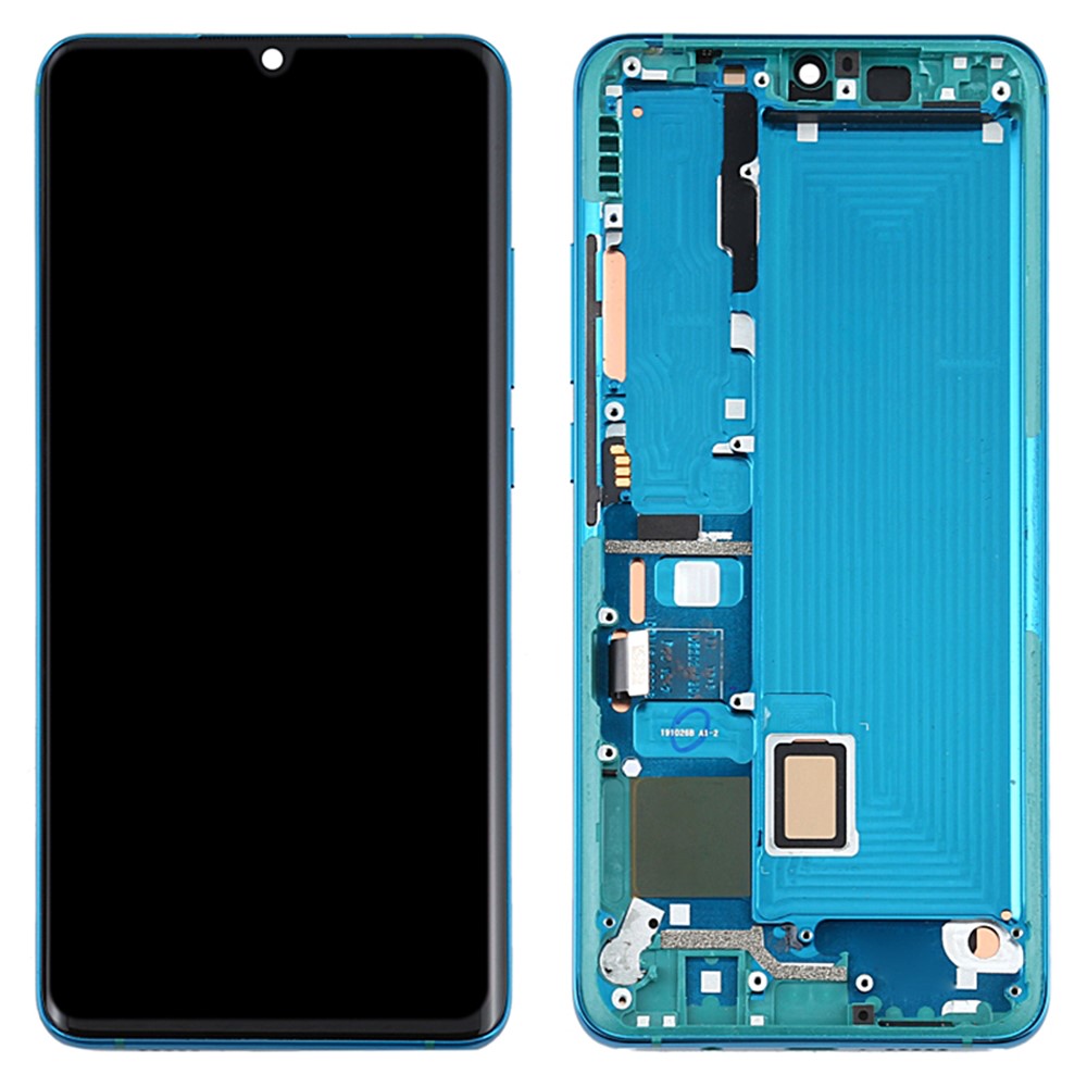 For Xiaomi Mi Note 10/CC9 Pro/Note 10 Pro Grade S OEM AMOLED Screen and Digitizer Assembly + Frame Replace Part (without Logo) (Visionox Version)