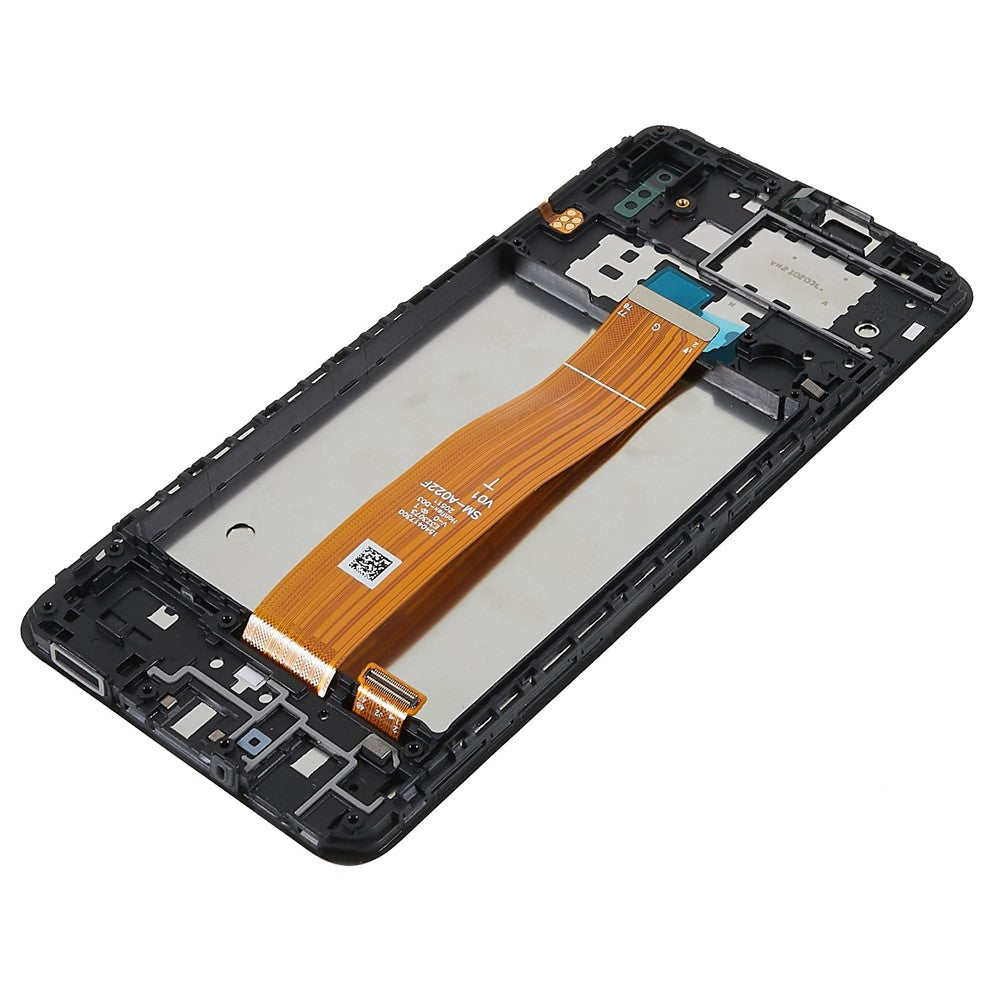 For Samsung Galaxy A02 A022 Grade C LCD Screen and Digitizer Assembly + Frame Replacement Part (without Logo)