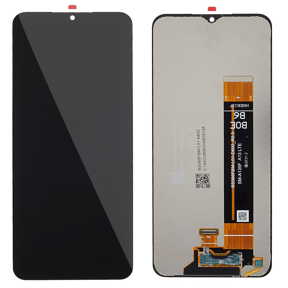 Til Samsung Galaxy A13 4G A135 Udskiftningstilbehør Grade S OEM LCD-skærm og digitizer-enhed (uden logo)
