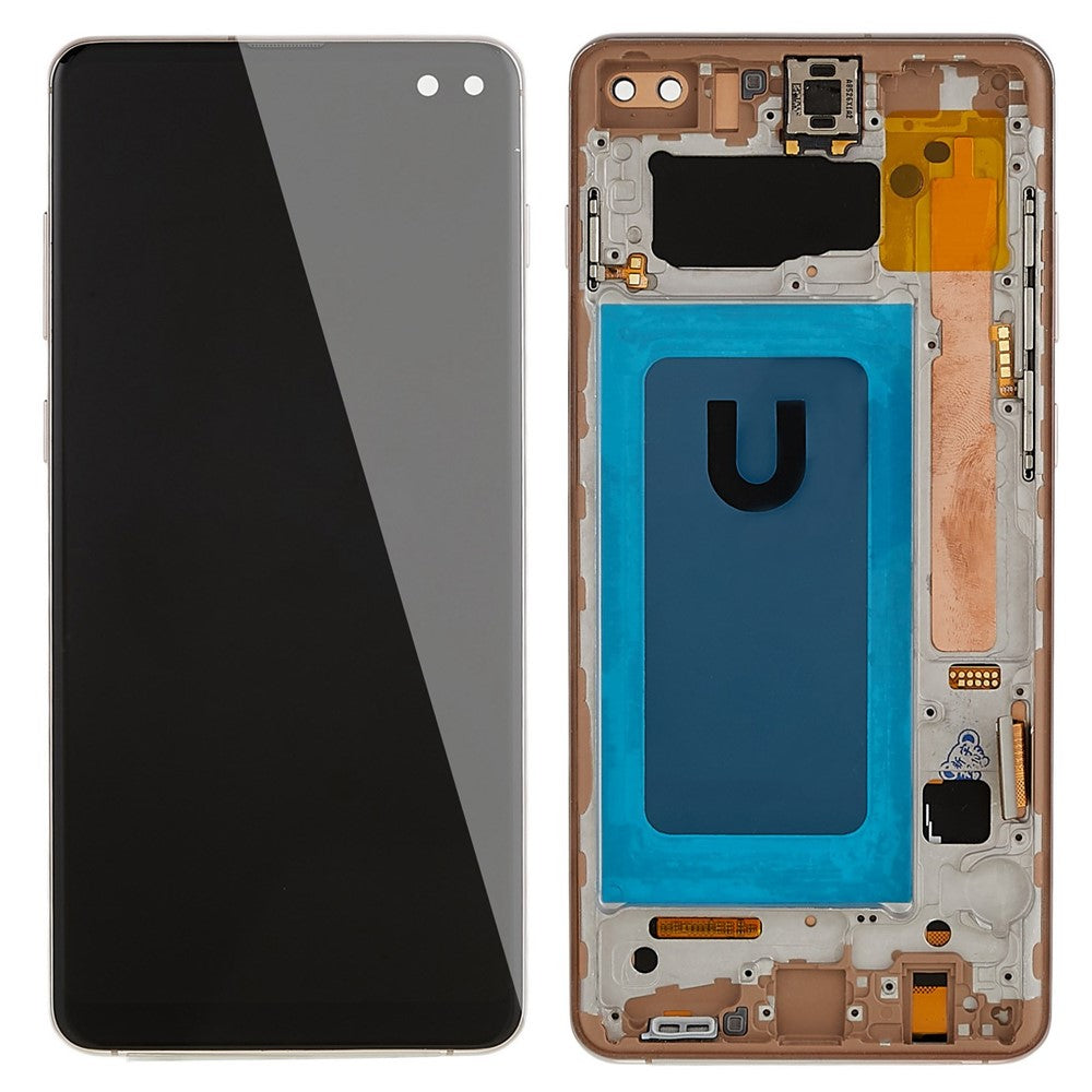For Samsung Galaxy S10 Plus G975 LCD Screen and Digitizer Assembly + Frame Replacement Part (TFT Technology) (Grade C, without Logo)