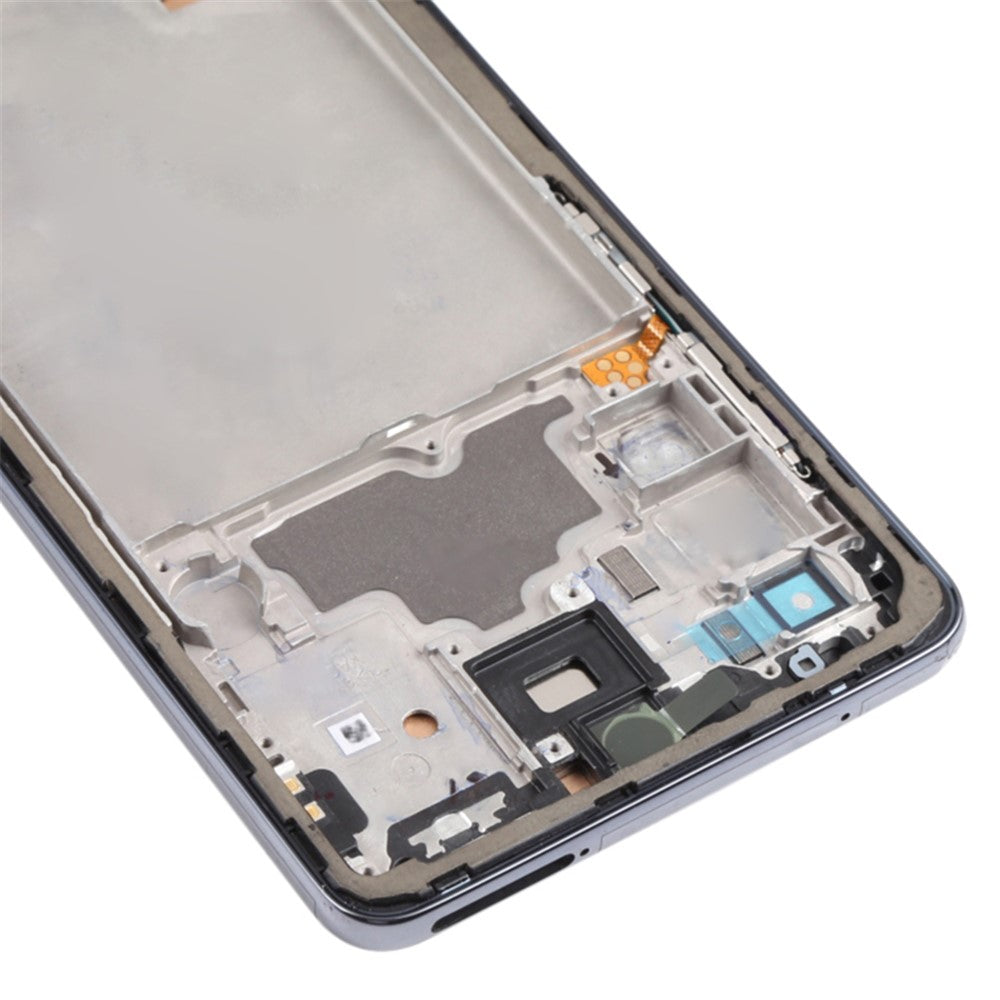 Til Samsung Galaxy A72 4G A725 LCD-skærm og digitizer-enhed i klasse C + ramme (In-Cell udførelse) (understøtter ikke fingeraftryksscanner under skærmen) (uden logo)