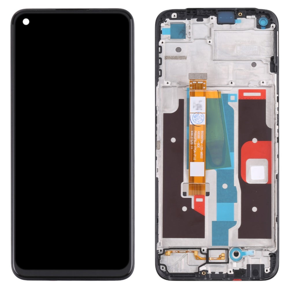 For Realme 8i / Narzo 50 4G Grade S OEM LCD Screen and Digitizer Assembly + Frame Repair Part (Without Logo)