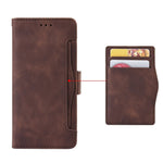 For iPhone 14 Pro Max 6.7 inch Anti-fall PU Leather Phone Cover Wallet Case Multiple Card Slots Stand Cell Phone Shell