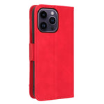 For iPhone 14 Pro 6.1 inch Multiple Card Slots Stand Cell Phone Case Anti-dust PU Leather Cover Wallet