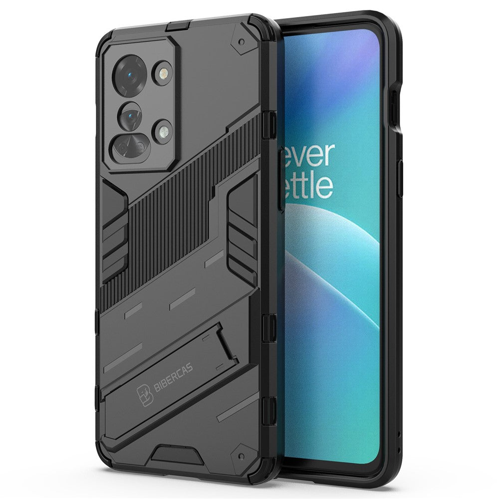 For OnePlus Nord 2T 5G Hard PC Soft TPU Hybrid Cover Kickstand Shockproof Protective Phone Case
